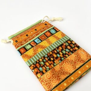 <span style="font-family:'macondo swash caps';font-size: 48px;color: #ffffff">Egyptian/Ethnic Style Jute drawstring Pouch (Gold)</scan>